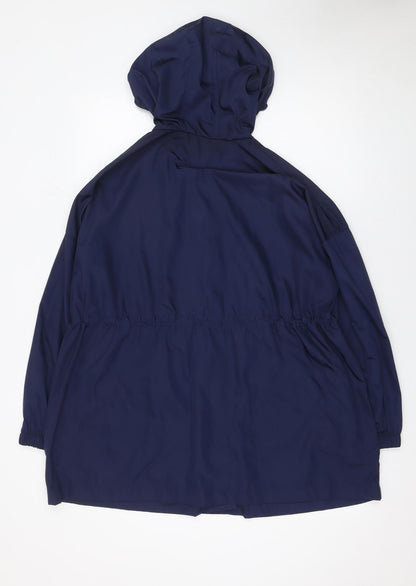 Womens UK Size S Matalan Blue Parka Coat