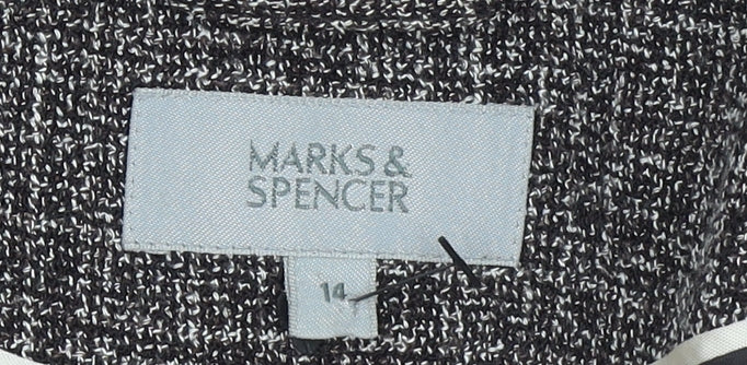 Womens UK Size 14 Marks and Spencer Regular Black Blazer