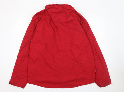 Mens UK Size XL Granite Red Rain Coat