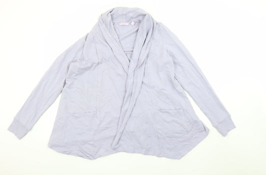 Womens UK Size S AnyBody Grey Wrap Blouse