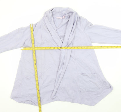 Womens UK Size S AnyBody Grey Wrap Blouse