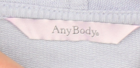 Womens UK Size S AnyBody Grey Wrap Blouse