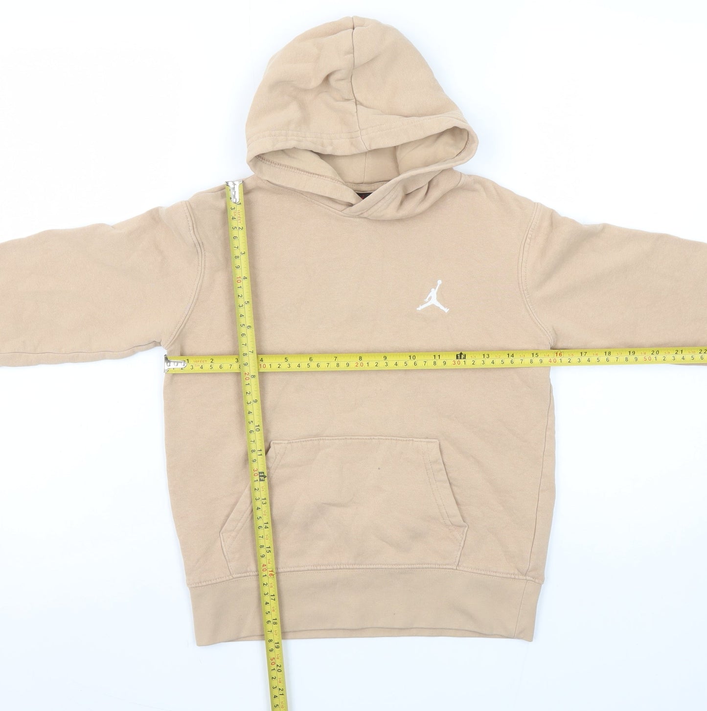 Boys UK Size 8-10 Years Jordan Beige Pullover Hoodie