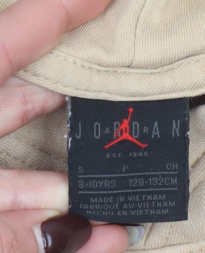 Boys UK Size 8-10 Years Jordan Beige Pullover Hoodie