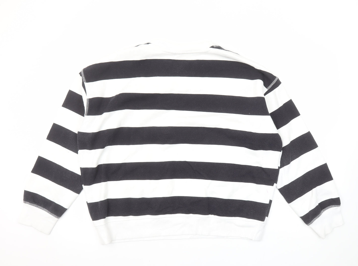 Womens UK Size 14 H&M Black Pullover Sweatshirt