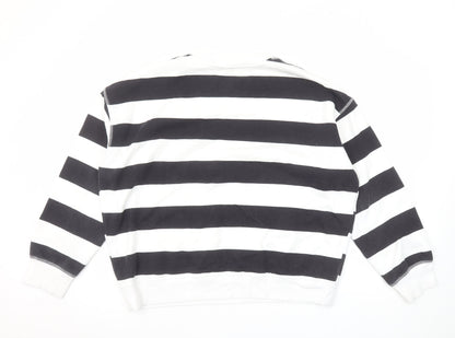 Womens UK Size 14 H&M Black Pullover Sweatshirt