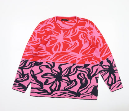 Womens UK Size XL Micha Pink Pullover Jumper