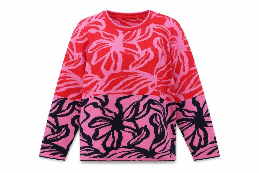 Womens UK Size XL Micha Pink Pullover Jumper