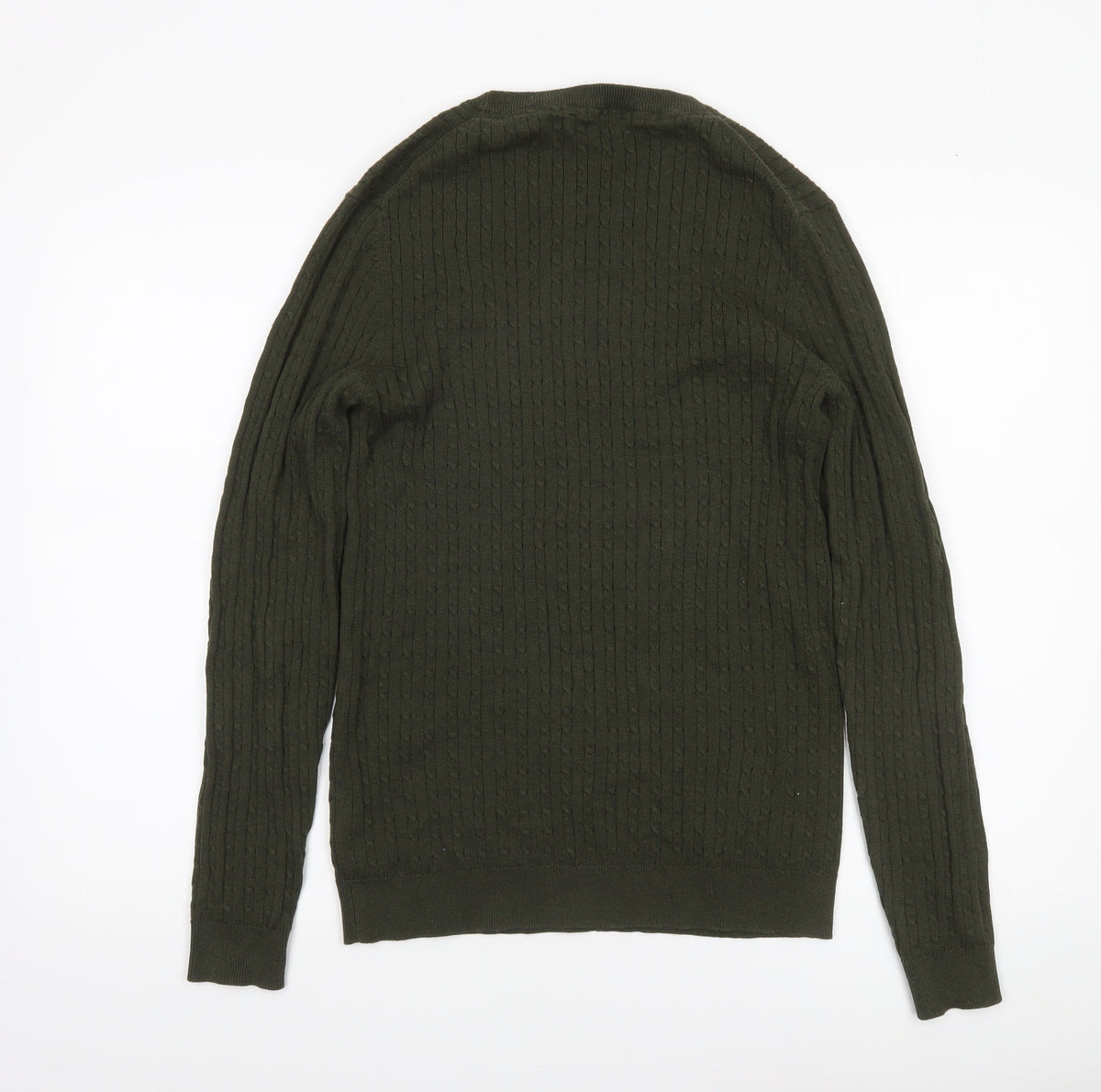 Mens UK Size M JACK & JONES Green Pullover Jumper