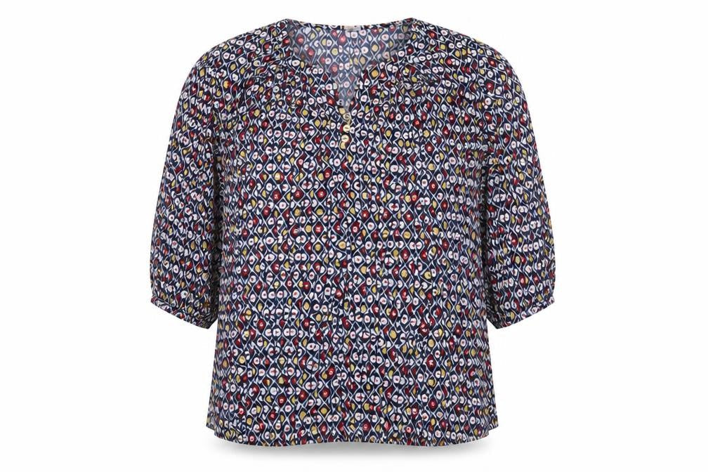 Womens UK Size XL Claire Fontayne Multicoloured Tunic Blouse