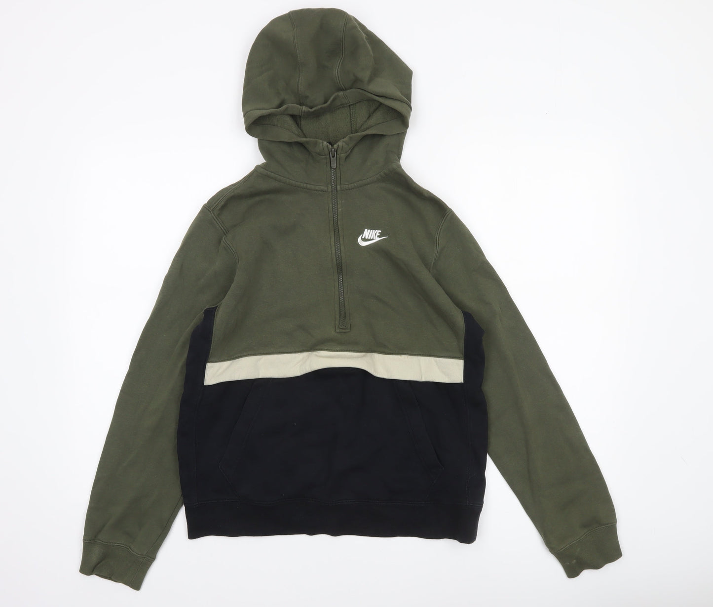 Boys UK Size XL Nike Green Pullover Hoodie