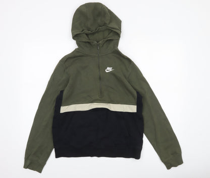 Boys UK Size XL Nike Green Pullover Hoodie