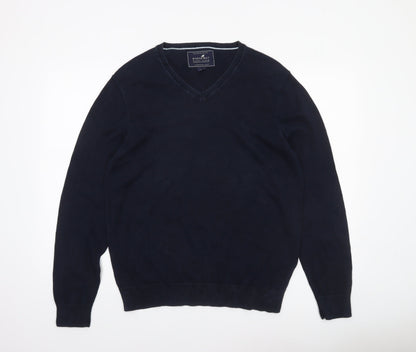 Mens UK Size L Stone Bay Blue Pullover Jumper