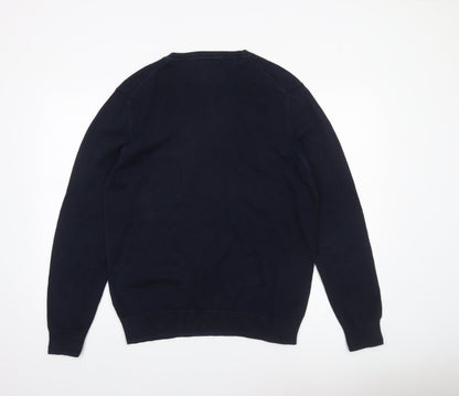 Mens UK Size L Stone Bay Blue Pullover Jumper
