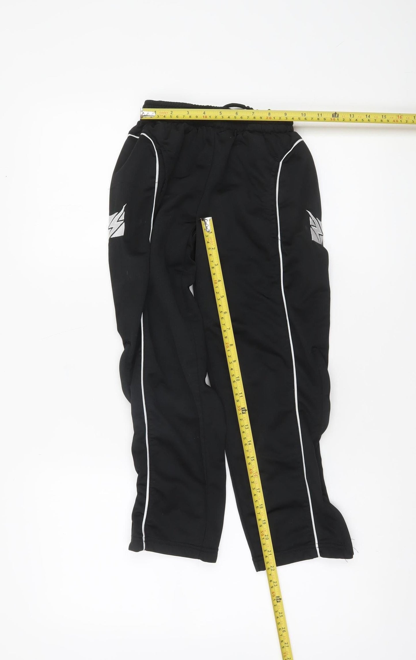 Boys UK Size 2XS Zeus Regular Fit Jogger Black Trousers
