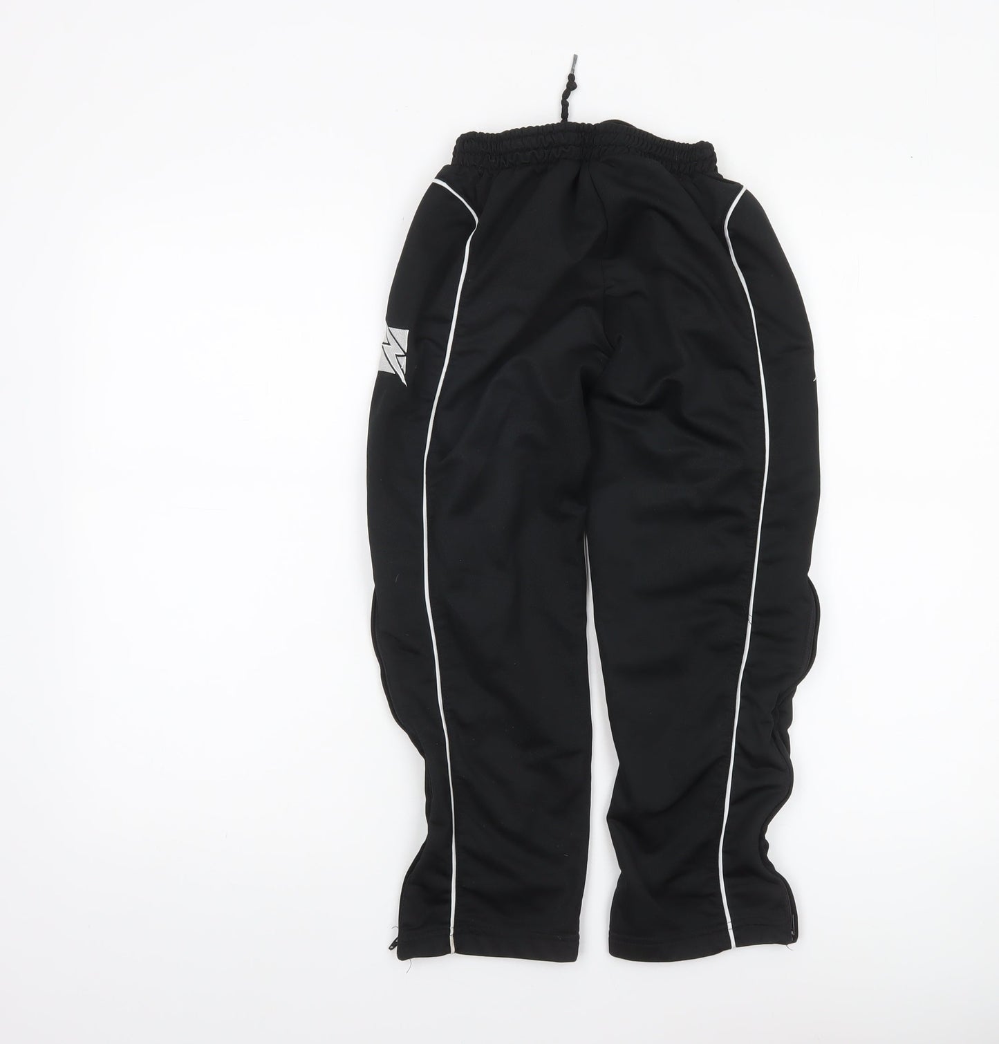 Boys UK Size 2XS Zeus Regular Fit Jogger Black Trousers