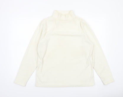 Womens UK Size 16 Cotton Traders Ivory Basic Blouse