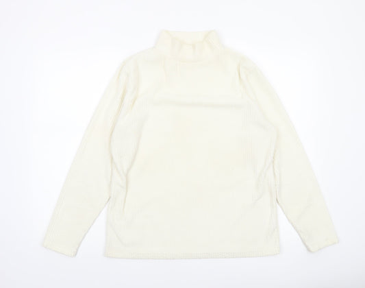 Womens UK Size 16 Cotton Traders Ivory Basic Blouse