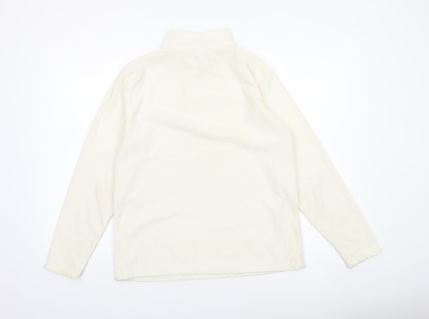 Womens UK Size 16 Cotton Traders Ivory Basic Blouse