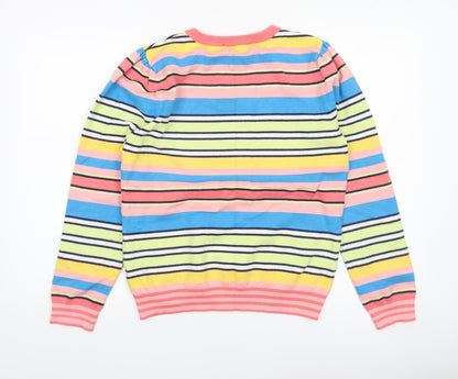 Womens UK Size L Kelly & Grace Multicoloured Pullover Jumper