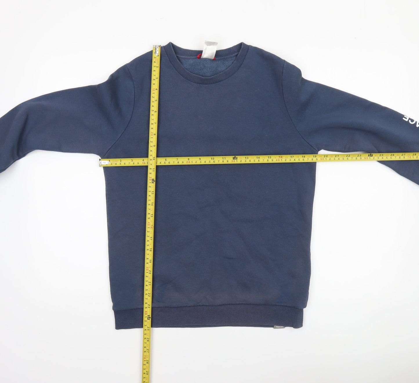 Womens UK Size S The North Face Blue Pullover Sweatshirt