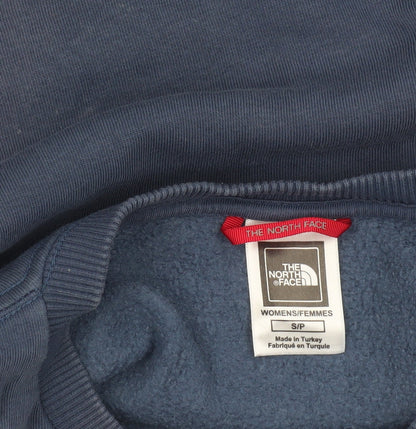 Womens UK Size S The North Face Blue Pullover Sweatshirt