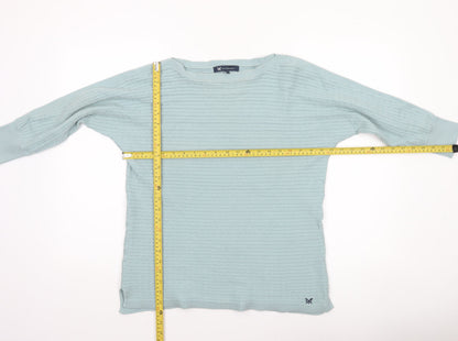 Womens UK Size 12 Crew Clothing Company Green Pullover Jumper
