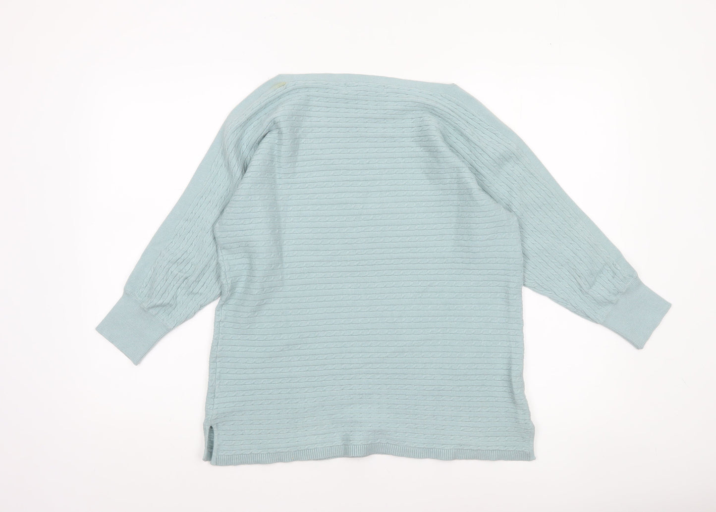 Womens UK Size 12 Crew Clothing Company Green Pullover Jumper