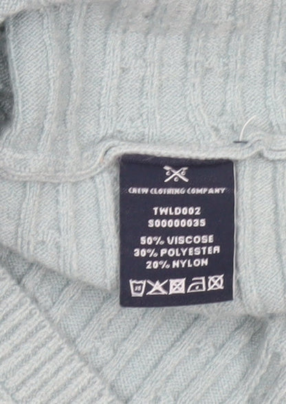 Womens UK Size 12 Crew Clothing Company Green Pullover Jumper