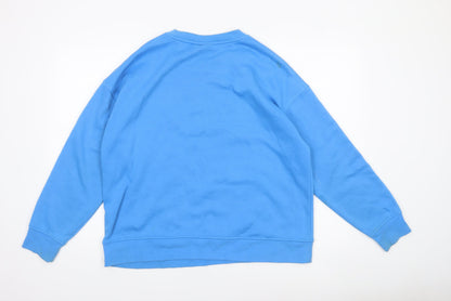 Womens UK Size M Disney Blue Pullover Sweatshirt