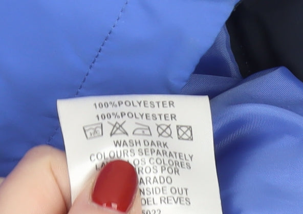 Womens UK Size 14 Backswing Blue Windbreaker Coat