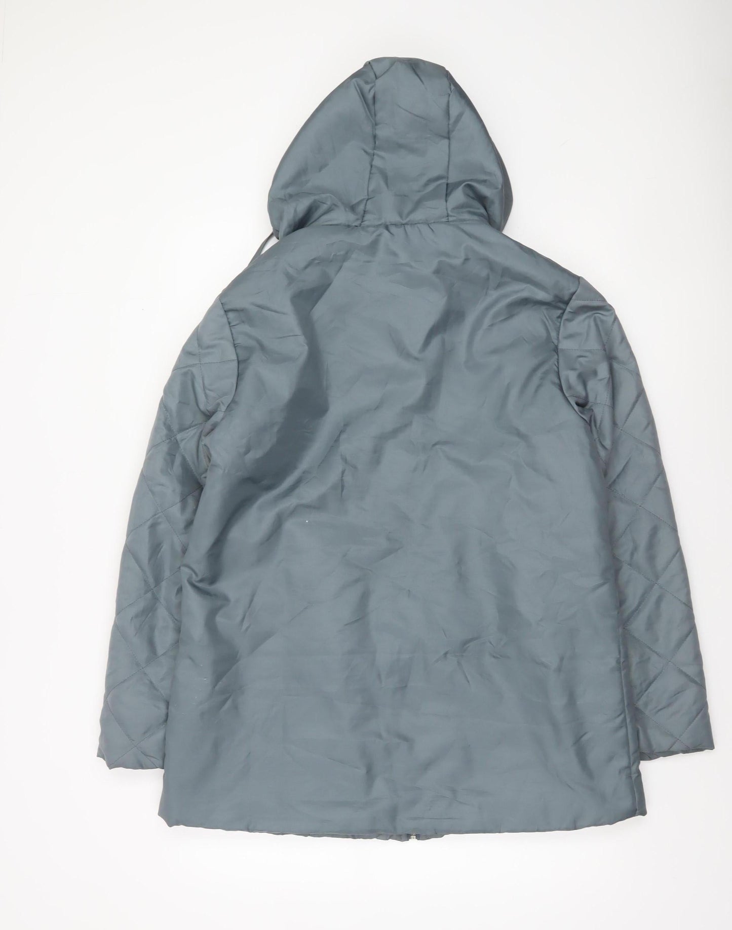 Womens UK Size S Anne de Lançay Grey Puffer Jacket