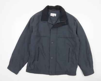 Mens UK Size L EWM Blue Basic Jacket