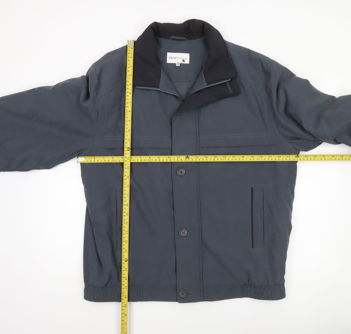 Mens UK Size L EWM Blue Basic Jacket