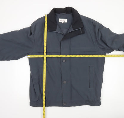Mens UK Size L EWM Blue Basic Jacket