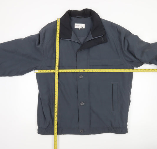 Mens UK Size L EWM Blue Basic Jacket