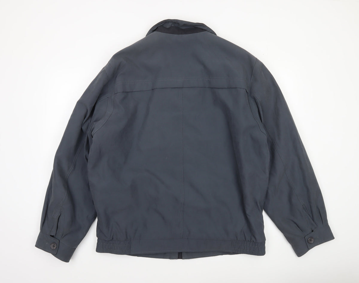 Mens UK Size L EWM Blue Basic Jacket