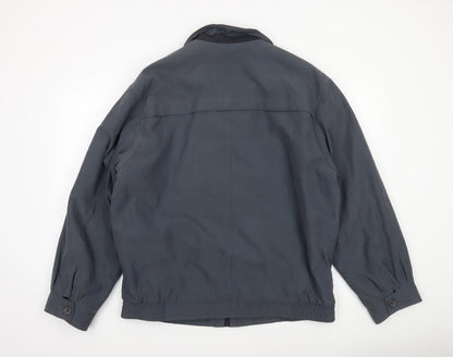 Mens UK Size L EWM Blue Basic Jacket