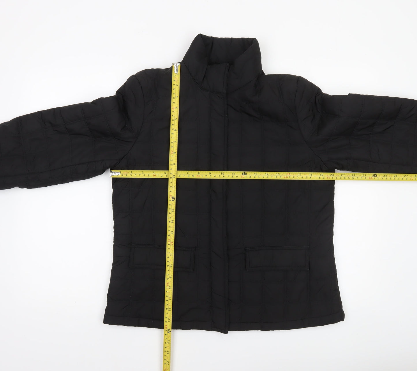 Womens UK Size M Bass Black Puffer Jacket