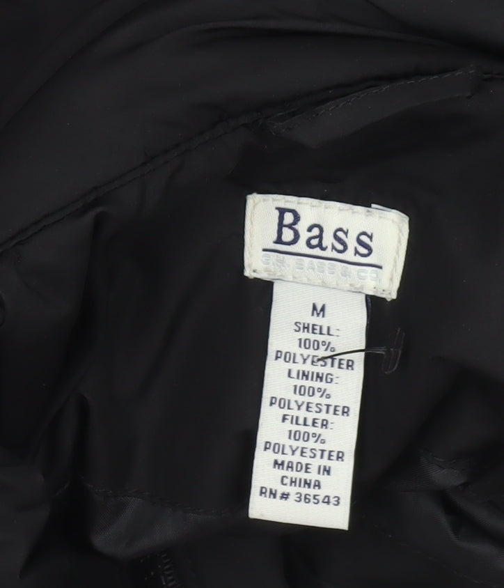 Womens UK Size M Bass Black Puffer Jacket