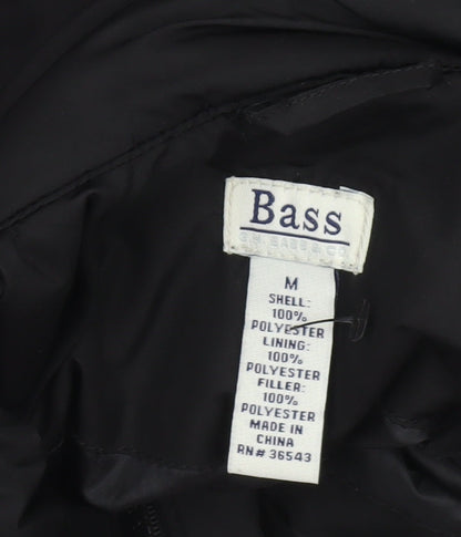 Womens UK Size M Bass Black Puffer Jacket