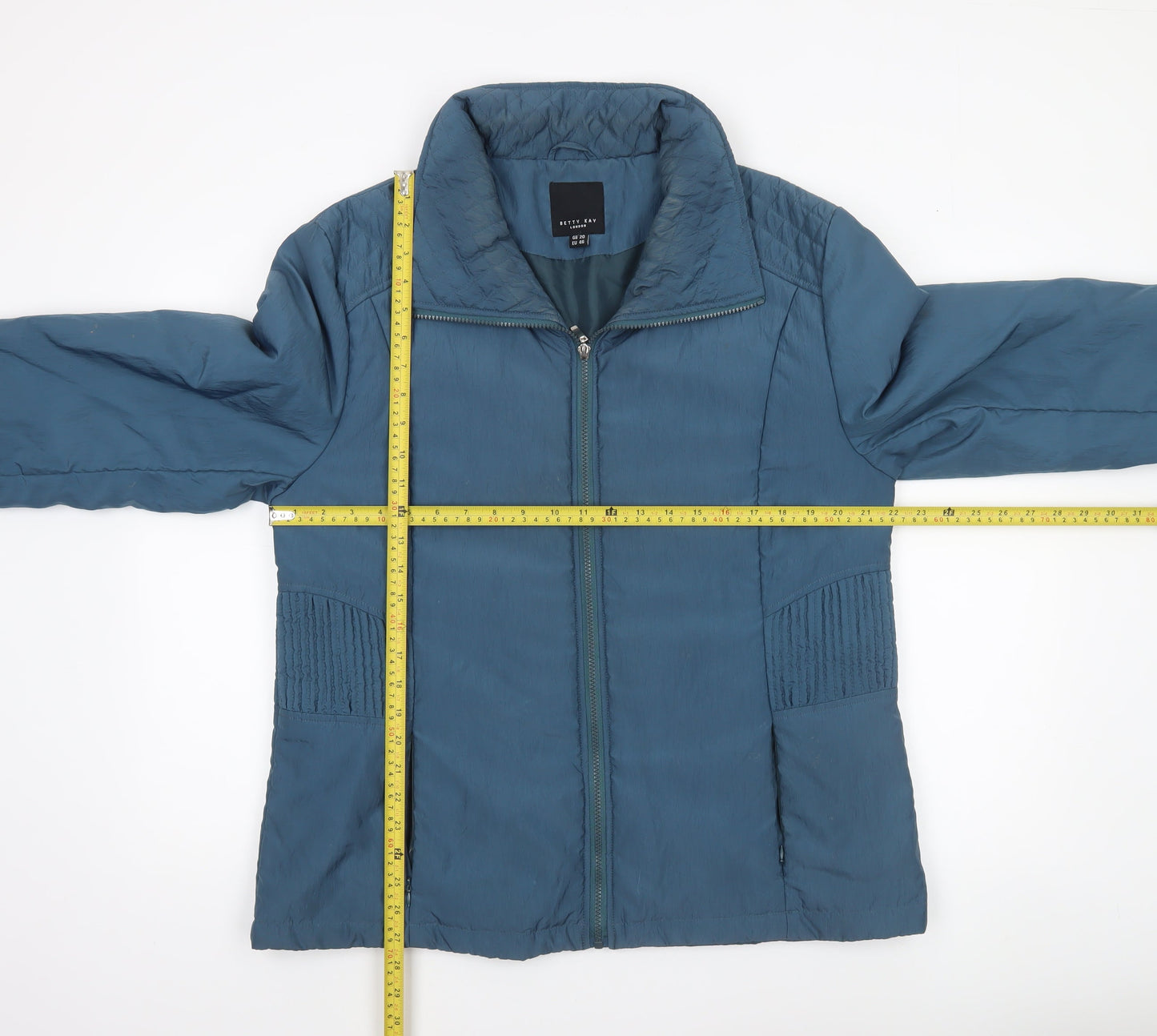 Womens UK Size 20 Betty Kay Blue Puffer Jacket