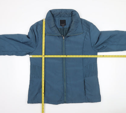 Womens UK Size 20 Betty Kay Blue Puffer Jacket
