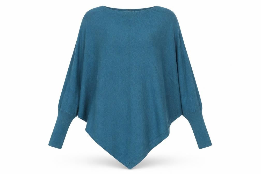 Womens UK Size M Tezenis Blue Cape Jumper