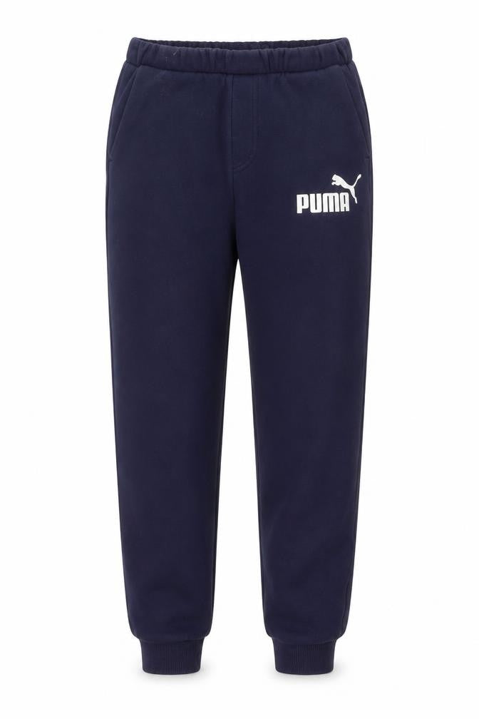 Boys UK Size 13-14 Years PUMA Regular Fit Jogger Blue Trousers