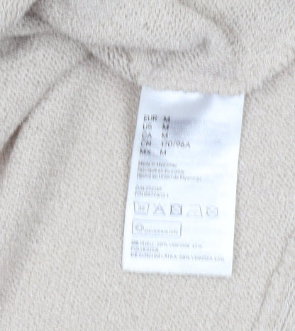 Womens UK Size M H&M Beige Pullover Jumper