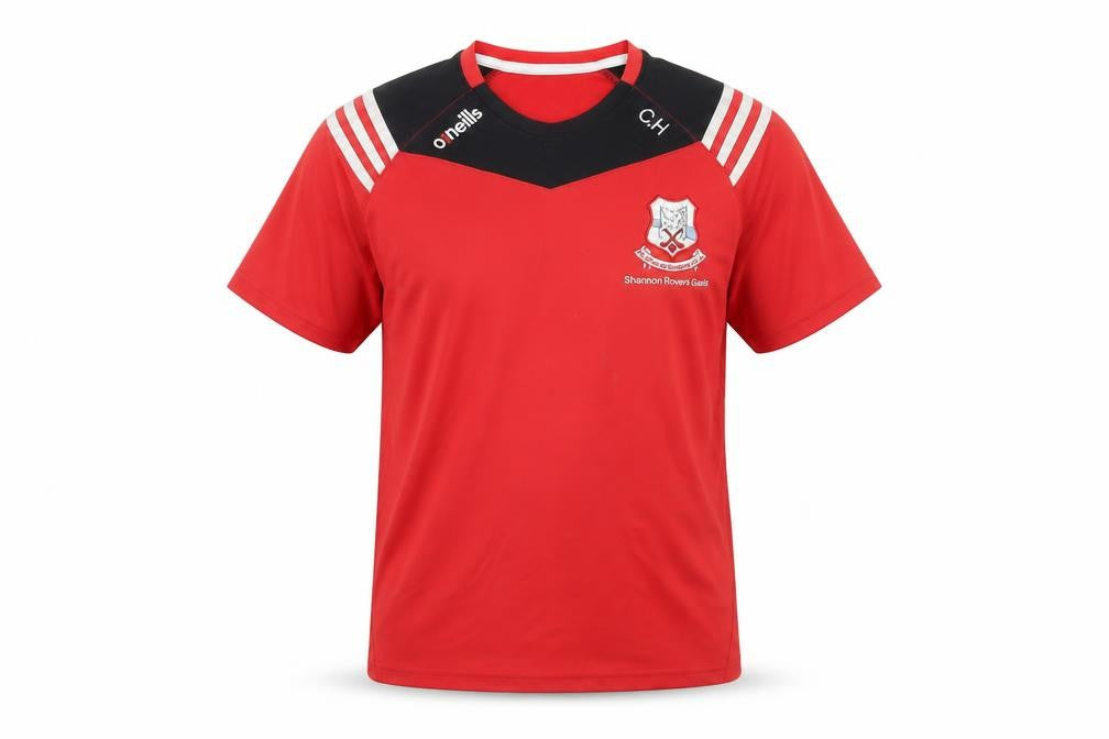 Mens UK Size S O’Neills Red FootballGym & TrainingRunning & Jogging T-Shirt