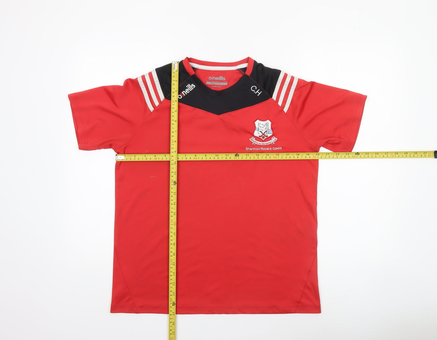 Mens UK Size S O’Neills Red FootballGym & TrainingRunning & Jogging T-Shirt
