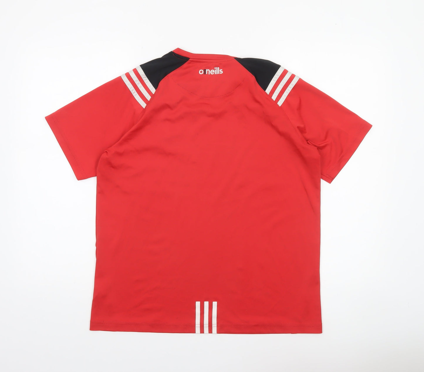 Mens UK Size S O’Neills Red FootballGym & TrainingRunning & Jogging T-Shirt