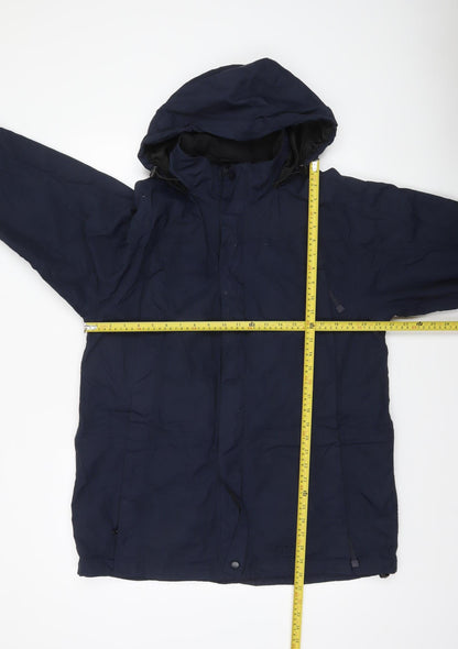 Mens UK Size M Lakes Edge Blue Parka Coat